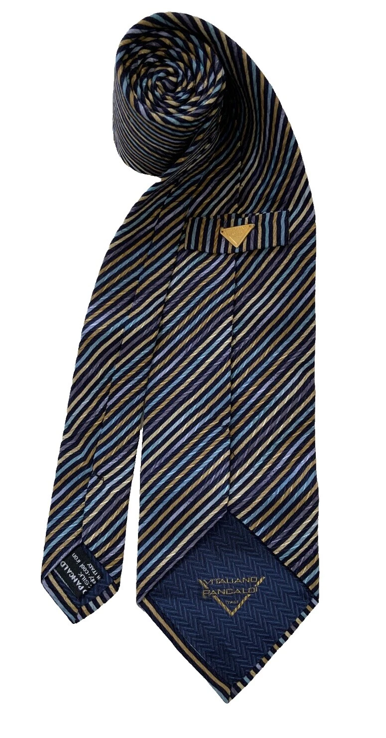 Lazos rayados Pancaldi para hombres