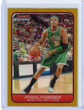 2006-07 Bowman Chrome Gold Refractor #99 Paul Pierce # 33/50