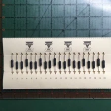 Vishay Dale Wirewound Axial Resistor .1 Ohm 3% 3W R1 CW02BR1000HB  5pcs