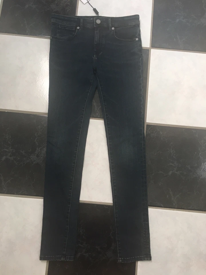 NWT 100% AUTH Burberry Girls Skinny Jeans In Dark Indigo Sz 12  - Image 4 of 4