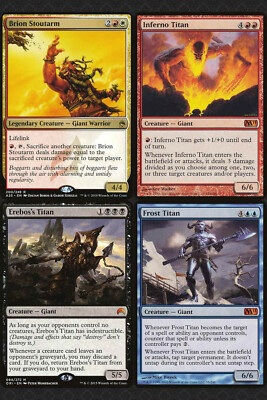 mtg giant commander deck MTG Commander Deck EDH Deck Aegar, the Freezing Flame 100 Magic Cards  Custom Deck Giants Damage Burn Giant Deck