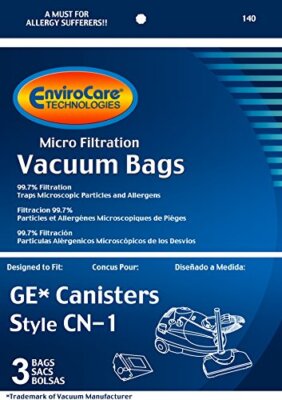 EnviroCare Replacement Micro Filtration Vacuum Cleaner Dust Bags Made to fit ...