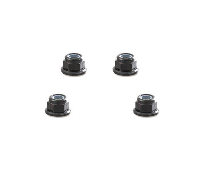 Color Alloy Metal M3 Size Hex Lock Nut Flanged 4pcs | eBay