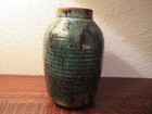Dänisches MCM Studio Steinzeug: Conny Walther, große Vase mit außergewöhnlicher Glasur