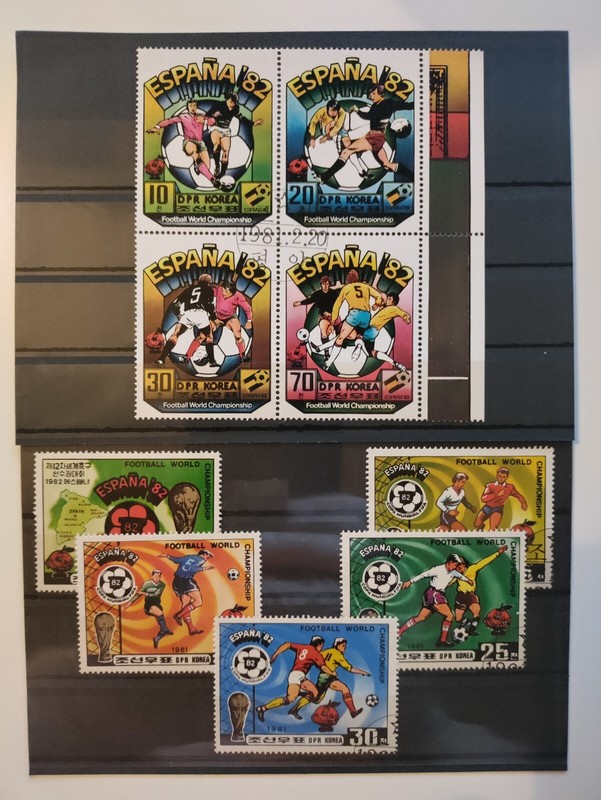 1981 S.Korea Stamps(Soccer-Spain'82),CTO,NH,OG