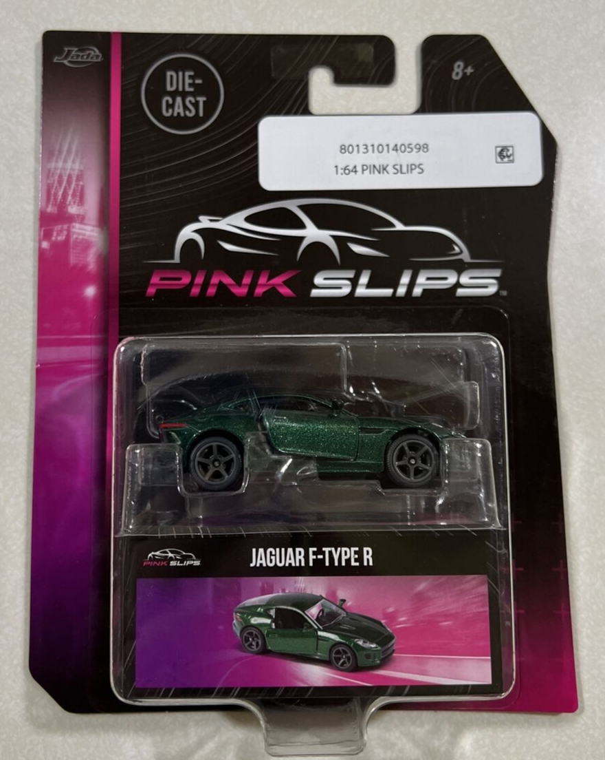 NEW 2023 Majorette x Jada Pink Slips Jaguar F-TYPE R | eBay