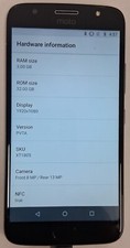 Motorola Moto G5s Plus Silver  32GB 3GB RAM 5.5" ,Grade B, Working
