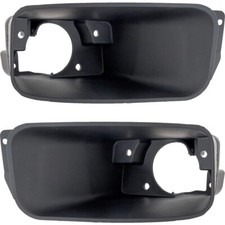 Fog Lamp Bracket Left Right Black For 2011-2014 Chevrolet Silverado 25003500