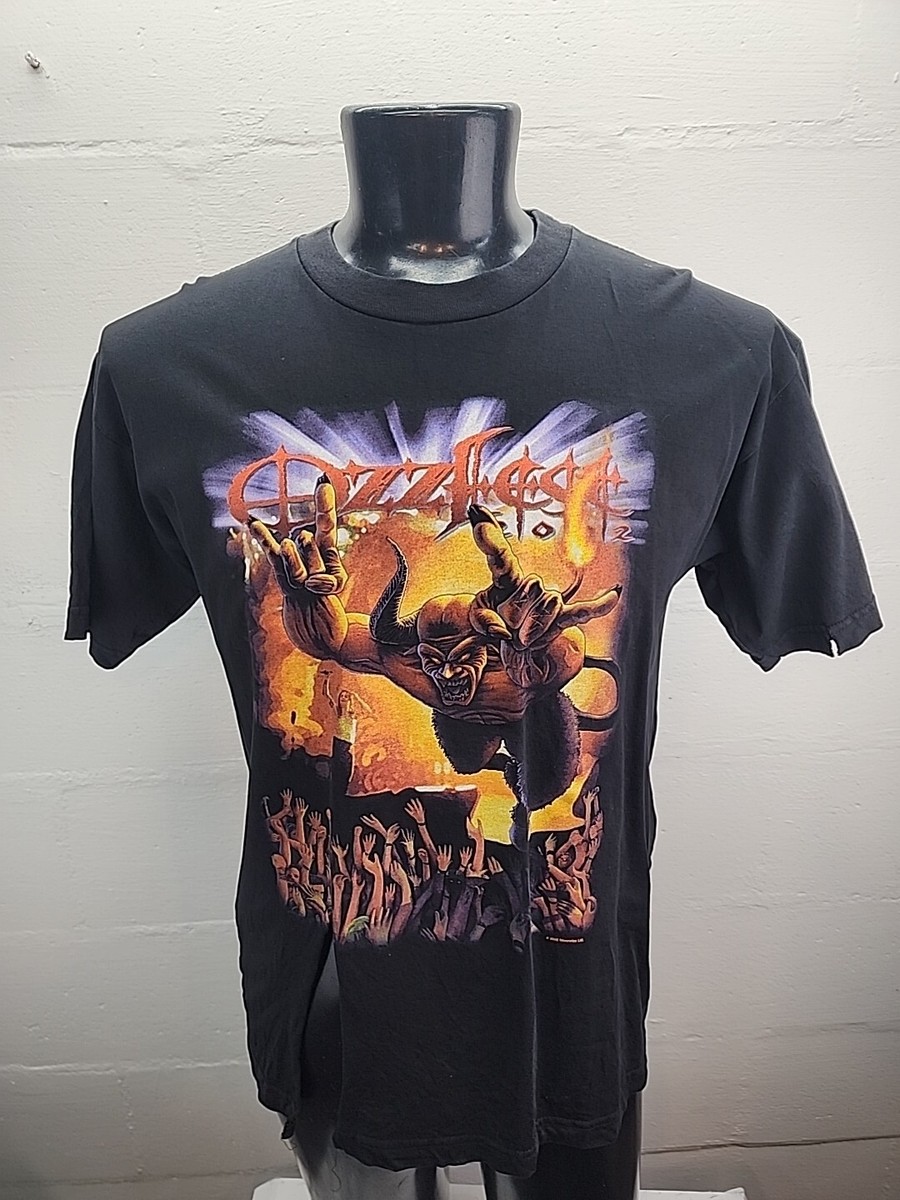 RIZE ZEUS Tシャツ　Lサイズ　JESSE デビルゼウス　DEVIL Ozzfest Shirt Mens L Black Ozzy Osbourne Demon SOAD Rob Zombie