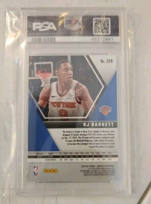 RJ Barrett RC 2019 Panini Mosaic Psa Mint 9 | eBay