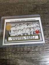 2001 Topps 1952 World Series Highlights Dodgers #52WS-1 Baseball Card NM