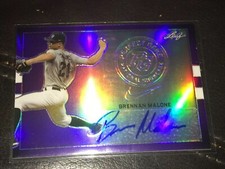 BRENNAN MALONE 2018 Leaf PERFECT GAME Autograph #3/12 Diamondbacks PIRATES