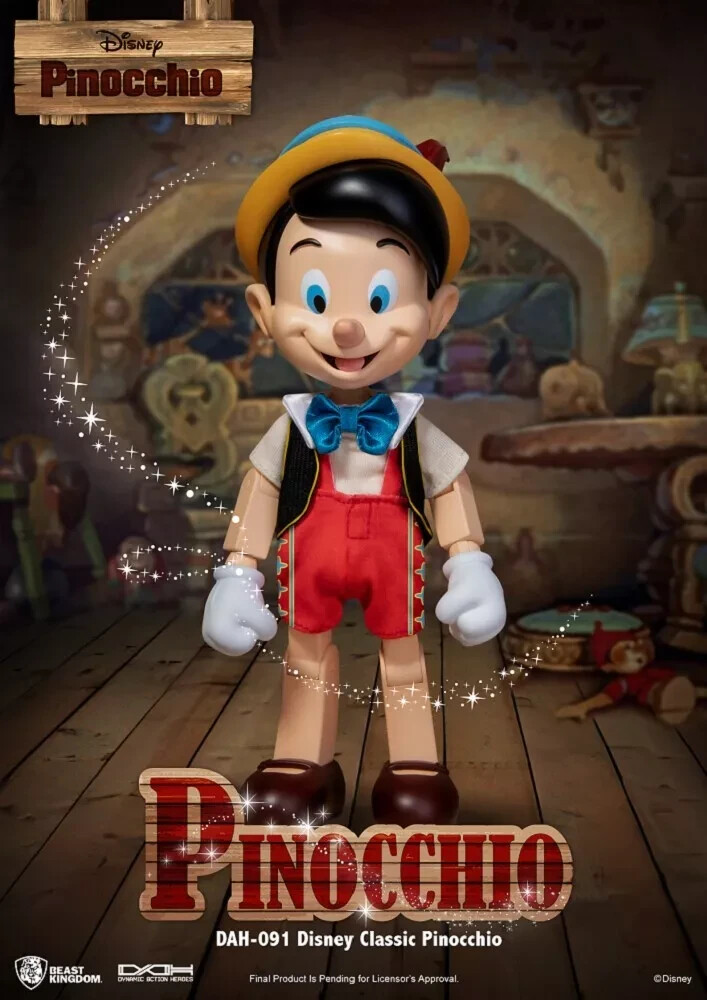 Beast Kingdom DAH-091 Disney Classic Pinocchio Action Figure New