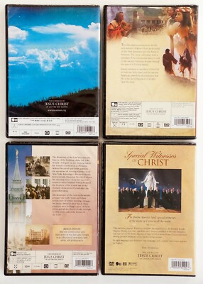 Lot of 4 The Church of Jesus Christ of Latter-Day Saints DVD's