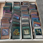 BULK YUGIOH JOB LOT UNSORTED 200 CARDS TO INC 20 HOLOS  NM SUPER ULTRA SECRETS