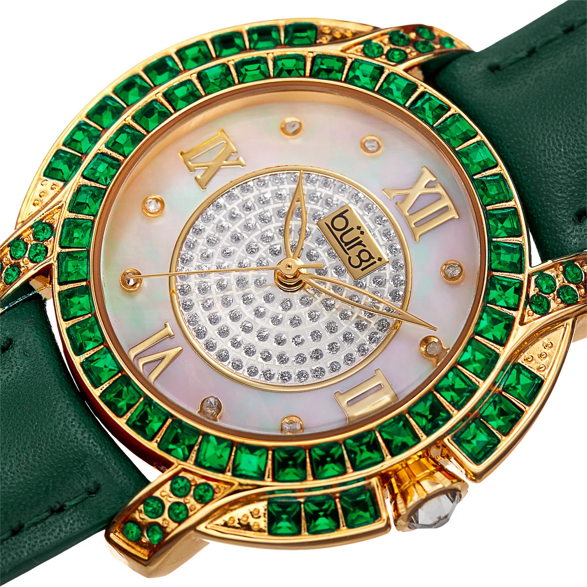 Burgi diamond watch price sale