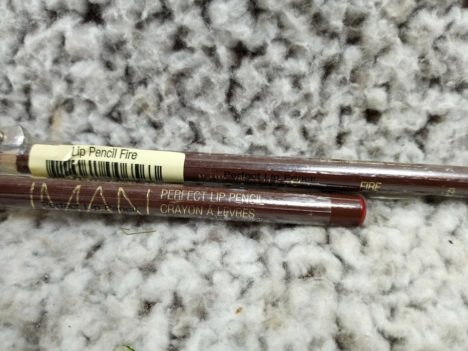 Lote 2 lápices IMAN PERFECT LIP PENCIL FIRE con sacapuntas sellado nuevo envío gratuito Foto 4 de 4