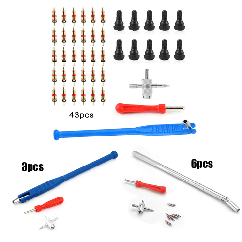 Set Tire Valve Stem installation Remover Repair Tool Puller Car Truck Plug Core* - Photo 1 sur 41