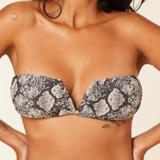 NEW Andie Swim Scala Bikini Top in Snake Size Small NWT