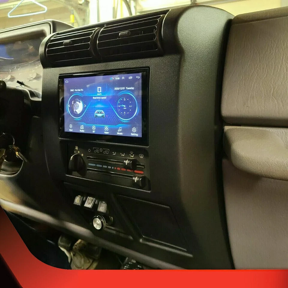 KIT DE MONTAJE ESTÉREO RADIO BISEL DOBLE TABLERO DIN PARA JEEP WRANGLER TJ 1997-2002 Foto 3 de 4