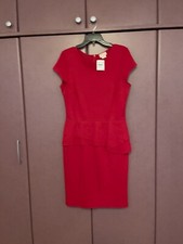 NWT   LOVE  LADY  WOMEN'S  RED  CAP SLEEVES   EVENING  DRESS  SIZE  XL