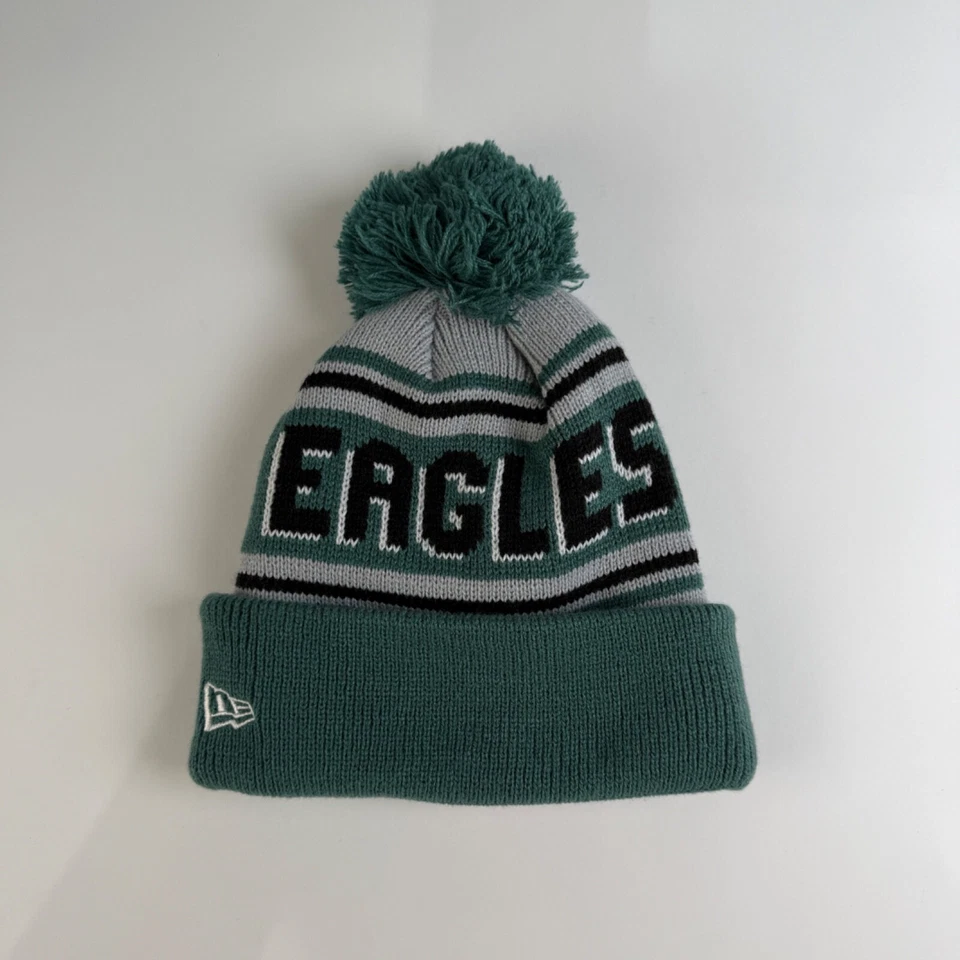 New Era Philadelphia Eagles 2024 Black/Midnight Pom Green Philly Birds Hurts - Image 2 of 2