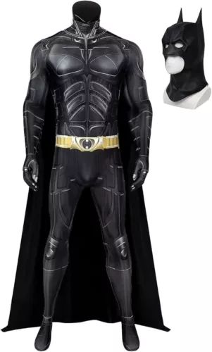 Batman Costume Dark Knight Rises Outfit Adult Cosplay Halloween Outfit All Sizes