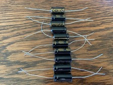 10pc Electrolytic Capacitor Axial 2000hr 105  RoHS 220uF 50V  10x20mm Supertech