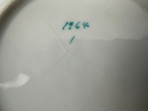 #182 Antique 6" MICHIGAN CENTRAL DEPOT STANDISH MICHIGAN Souvenir China PLATE EX - Picture 5 of 7