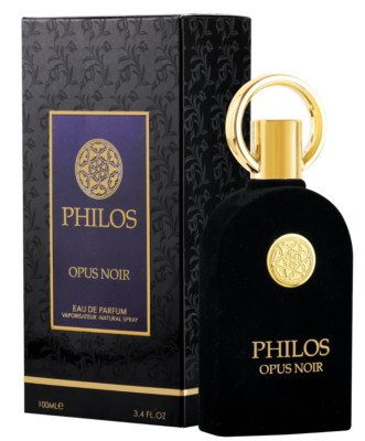 Philos Opus Noir By Alhambra Lattafa EDP Perfume 100 ML Rich Niche Fragrance 