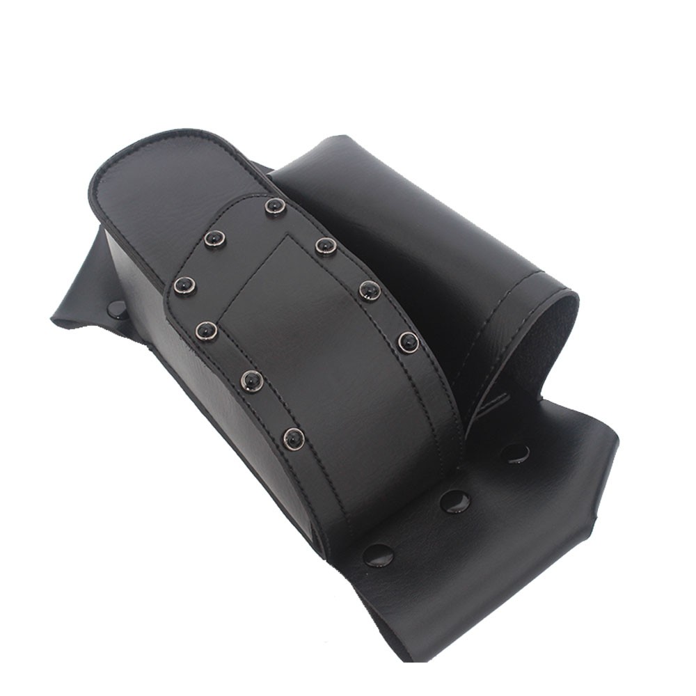 1 Pair Black Saddlebag Guard Bags Water Bottle Holders For Harley Touring King