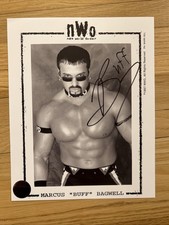 Buff Bagwell WCW NWO 8x10 Autograph PWT COA Pro Wrestling Crate Signed