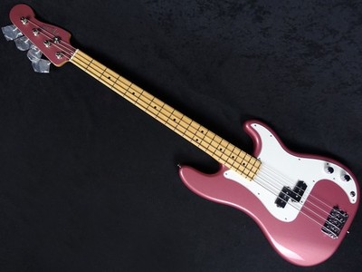 Electric Bass Guitar Fender Japan Hybrid II Precision Burgundy