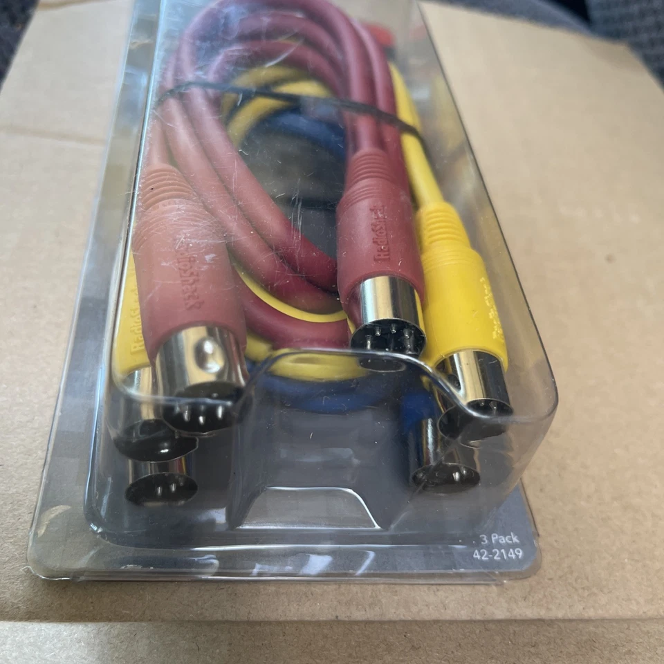 RadioShack 3pack 422349-FT (91.4CM) MIDI/DIN Cable 5Pin DIN Male To5pin Din Male - Image 4 of 4
