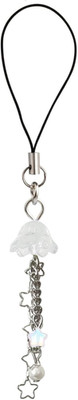 Jellyfish Phone Charm, Y2K Beaded Strap, Cute Jelly Charms, Aesthetic Cell Acces