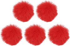 Furry Microphone Windscreen 10Mm X 55Mm Mic Cover Windshield for Indoor Outdoor