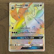 Toxapex GX Rainbow Rare 154/145 - Guardians Rising - MINT on eBay