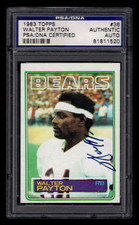 WALTER PAYTON SIGNED PSA/DNA 1983 TOPPS FOOTBALL CARD #36 AUTOGRAPHED BEARS HOF