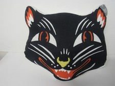 New Raz Halloween Scaredy Cat Pillow 14 Retro...