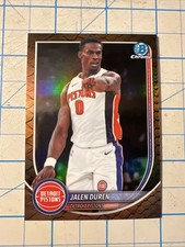 2025/26 Jalen Duren Bowman U Chrome (Reptilian) Basketball Card #bcv-75