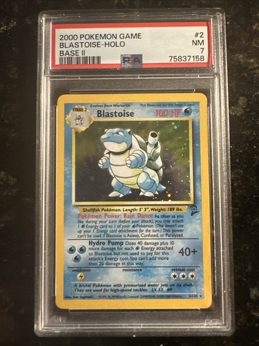 Blastoise graded PSA 7 for sale on eBay