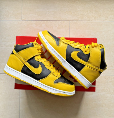 Nike Dunk High SP Black Varsity Maize EU 43 US 9.5 NEU OVP Ungetragen