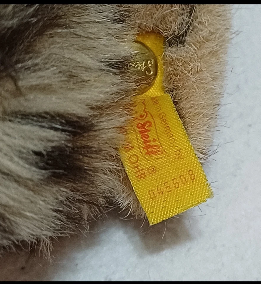 Steiff Eule Wittie weiß-beige 12 cm und Steiff Ente Cosy Piccy grün 15 cm - Bild 2 von 4