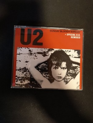 U2- Sunday Bloody Sunday- 3-Track-MCD- Made in Austria- Sehr Gut