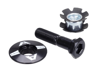 Aheadset - Hollow Top Cap (Potts Mod), Bolt and Starnut For 1-1/8'' Threadless