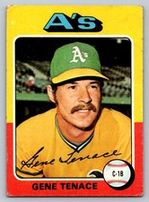 1975 Topps Baseball #535 Gene Tenace Athletics