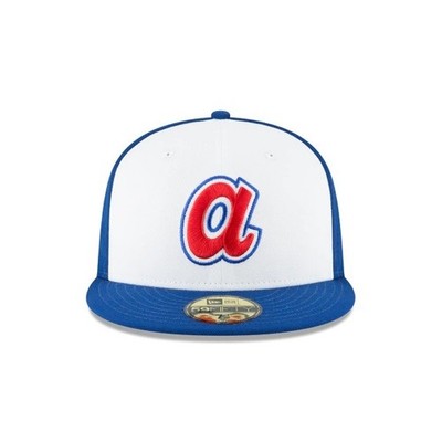 New Era 59Fifty Cooperstown 1972 Atlanta Braves Grey Under Visor - NWT - 7 3/4