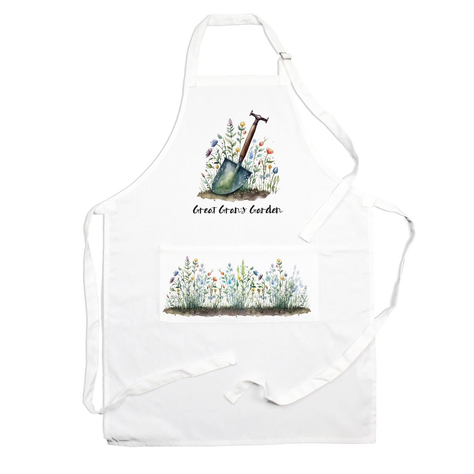 Great Gran's Garden Apron - Floral Gardening Themed Gifts for Her