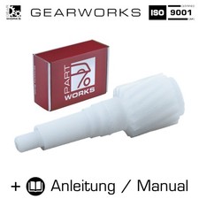 Zahnrad Tachowelle für VW Golf 1 2 Jetta Scirocco Tacho Antriebsrad 16Z WEIß
