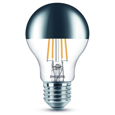 PHILIPS E27 LED Kopfspiegel Lampe versilbert 7,5W wie 50 Watt dimmbar warmweiss